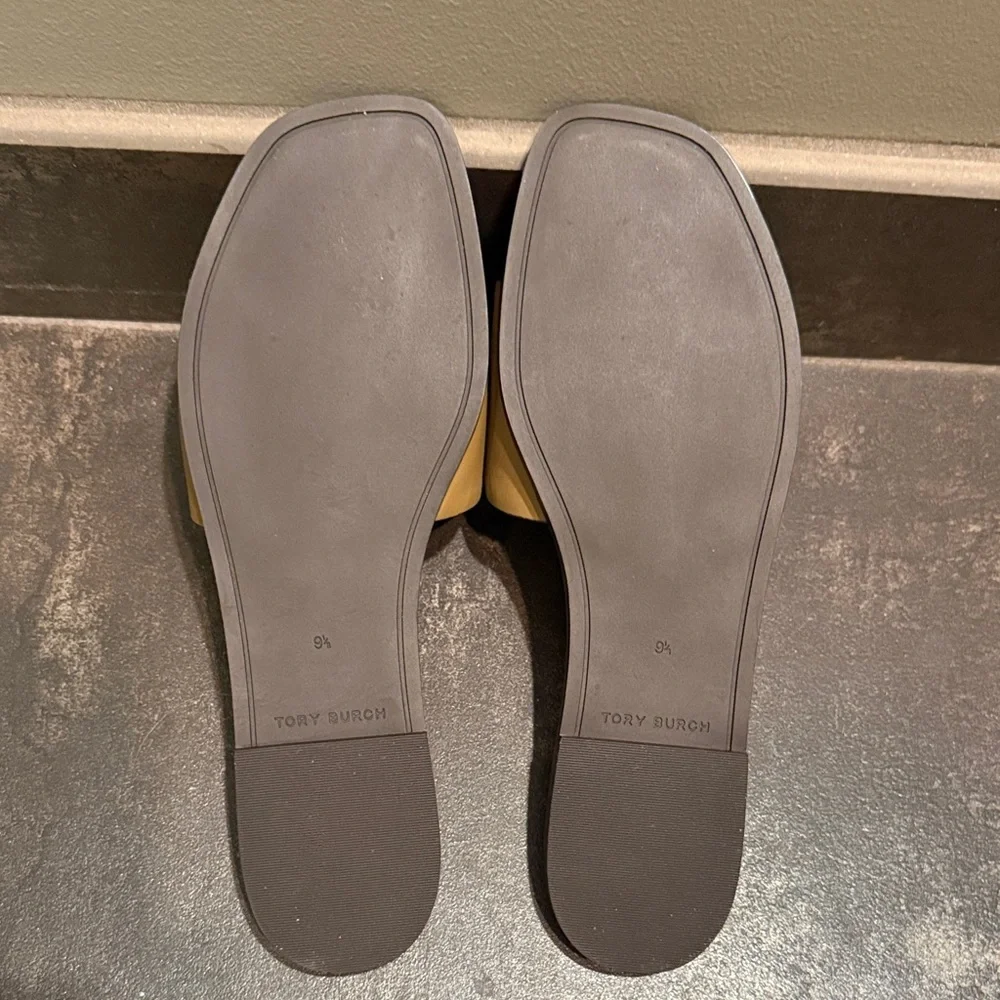 Tory Burch Ines Women's Tan Slide Sandals NWOT Size 9 1/2 - Picture 7 of 7